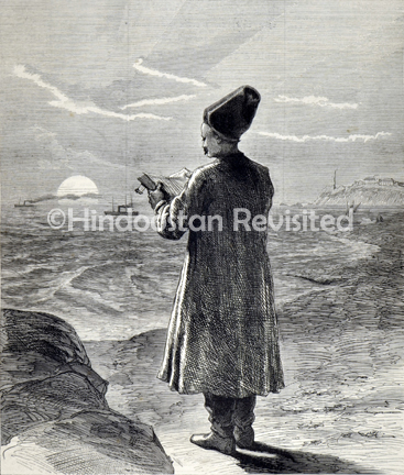 /data/Original Prints/Religious/THE PRINCE S VISIT TO INDIA - A PARSEE AT PRAYER.jpg